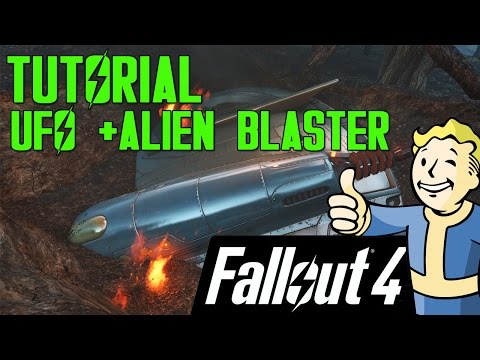 Fallout 4 Tutorial - Alien Blaster and UFO - Where I found it