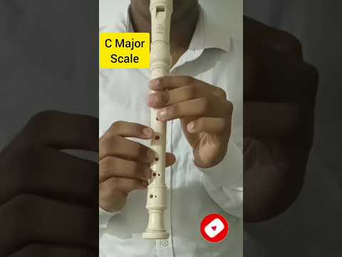 C Major Scale | Recorder | Learn Recorder #shorts #recorder #music