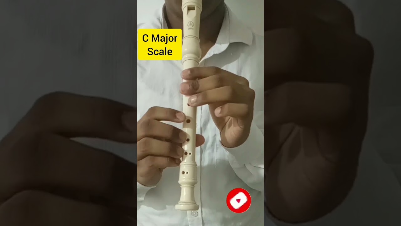 C Major Scale | Recorder | Learn Recorder #shorts #recorder #music