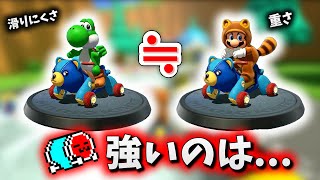 【ほぼ同性能】ヨッシーに対抗できる最後の砦『タヌキマリオ』を試すNX☆くさあん 【マリオカート8DX】