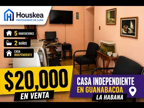 Casa en venta en guanabacoa 20 k