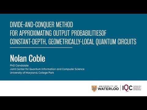 Method to approximating output probabilities of constant-depth, geometrically-local quantum circuits