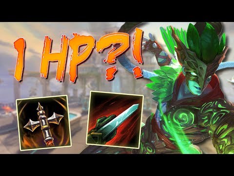 Hou Yi: LIVING WITH 1HP JUNGLE FIGHTS - Smite