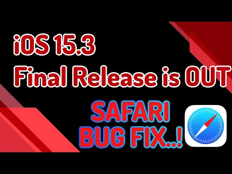 iOS 15.3 is out with new features | what's new in iOS 15.3 | iOS15.3 Safari bug  and security update