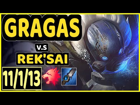 DJOKO (GRAGAS) vs REK'SAI - 11/1/13 KDA JUNGLE CHALLENGER GAMEPLAY - EUW