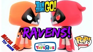 Funko POP Teen Titans GO! ORANGE RAVEN & RED RAVEN!!! UNBOXING & REVIEW TRU Exclusive Variants 2016