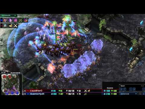 HD Starcraft 2 Liquid.Hero v Quantic.Hyun PvZ Heart of the Swarm