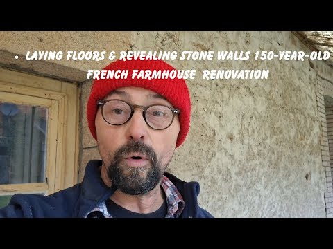 French farmhouse renovation project! We have a floor!