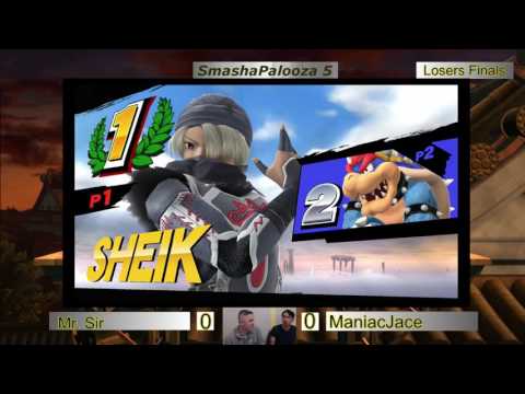 SmashaPalooza 5: Grand Finals - MaNiAcJaCe (Captain Falcon, Sheik) vs Mr. Sir (Ganon, Bowser, Rob)