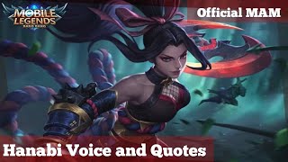 Download lagu NEW HERO HANABI VOICE AND QUOTES : Suara New Hero Hanabi Mobile Legend !!! mp3