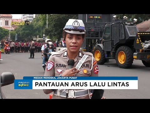 NTMC POLRI - PANTAUAN ARUS LALU LINTAS DI KAWASAN MEDAN MERDEKA BARAT, JAKARTA PUSAT