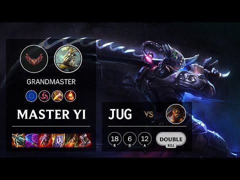 Master Yi Jungle vs Jarvan IV - EUW Grandmaster Patch 12.2