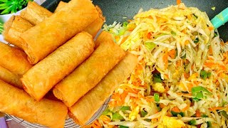 Download lagu IT'S SO DELICIOUS‼️NO WAY MANY PEOPLE ARE ADDICTED BECAUSE THESE LUMPIA ARE SO DELICIOUS mp3
