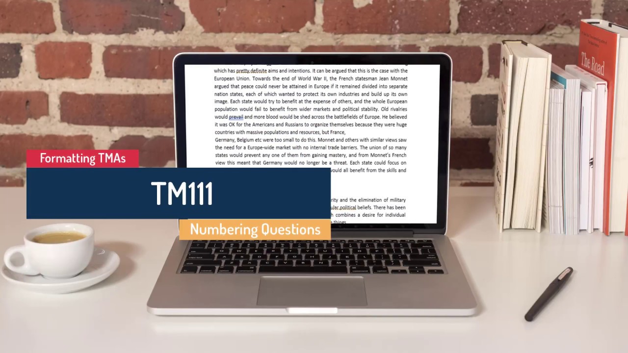 Setting Out TMAs - Numbering