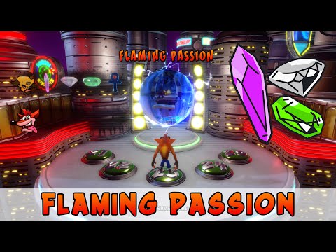 Flaming Passion (Crystal & Gems) • Crash Bandicoot 3 N. Sane Trilogy • 108% Walkthrough • Pt 25