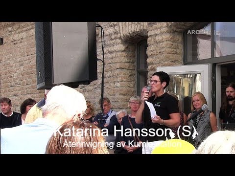 2017-08-26 Återinvigning av Kumla station - Invigningstal av Katarina Hansson (S)