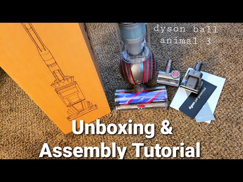 Dyson Ball Animal 3 Extra (UP30) Vacuum Unboxing & Assembly Tutorial - Intellitech
