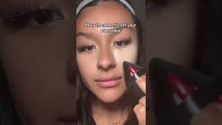 How to set your undereyes correctly! #settingpowder #makeuphacks #IPSY