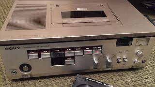 This Betamax Scam? Only ONE Speed?! Total Ripoff Betamax VCR review, vintage Sony tape deck