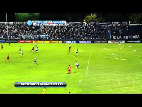 Gol de Mancuello.Independiente RM 2 Independiente 1. Fecha 26. Torneo Primera B Nacional.FPT