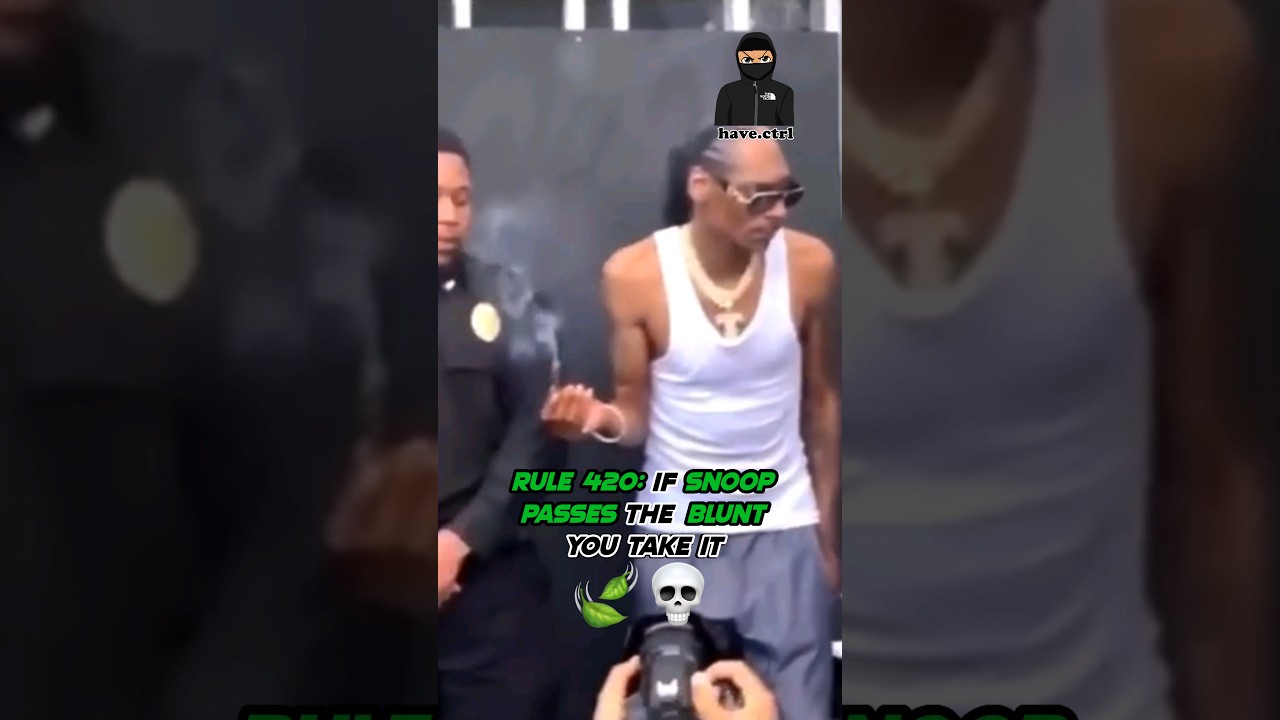 Snoop Dogg passes Blunt to Cop