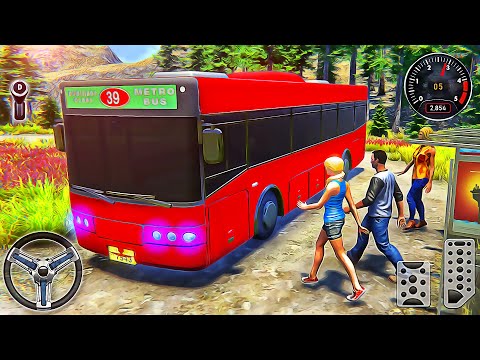 Coach Bus Simulator 2021 - Ultimate Tourist Mountain Drive 3D - Best Android GamePlay