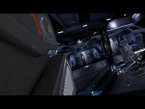 Elite Dangerous Federal Corvette Interior