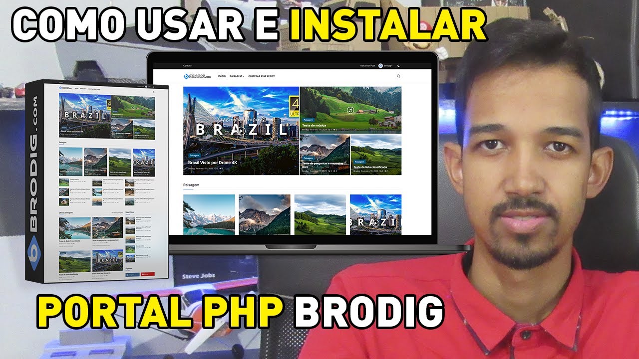 Como Instalar e Editar o Portal PHP da Brodig