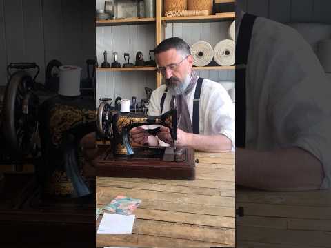Vintage Sewing Machine Restoration Singer 15-91 and an Old-Timey Photo of Me Community Quilting