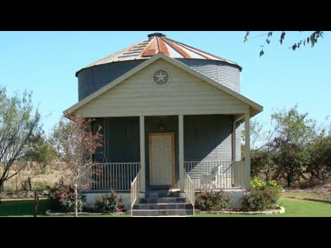 Grain Silo Converted Into A Tiny House Loft Apartment In Texas