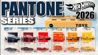 Unboxing 2026 Hot Wheels Pantone Series - First Look!