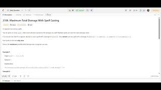 LeetCode 3186 – Maximum Total Damage With Spell Casting | Dynamic Programming Explained Clearly