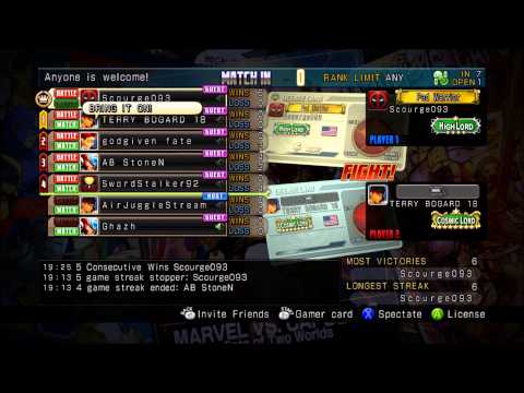 [UMvC3] Wedge Deadpool Lobby Matches