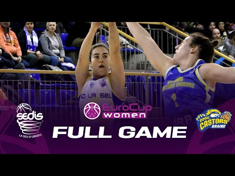 Cadi La Seu v Castors Braine | Full Basketball Game | EuroCup Women 2022-23
