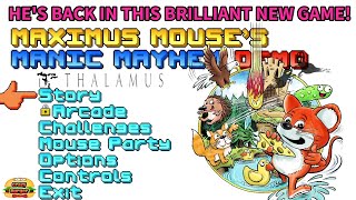Maximus Mouse's Manic Mayhem Demo! C64 Thalamus Character Is Back!
