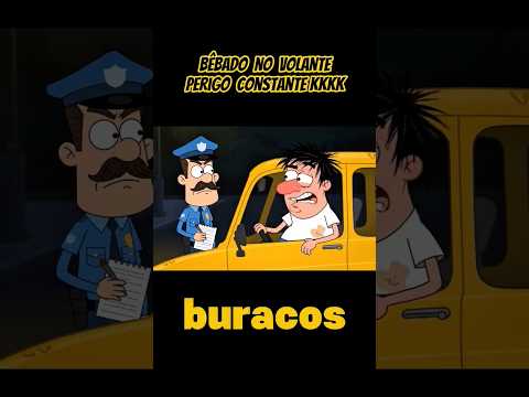 Bêbado no volante perigo constante kkk #shorts #humor #piadascurtas #comedian #edit
