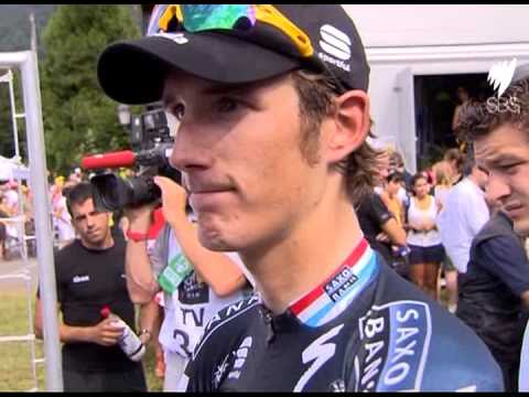 SBS Official -- Andy Schleck talks of sportsmanship in Stage 15 of 2010 Tour de France