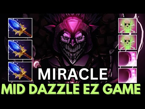 Miracle [Dazzle] Mid Carry 11mn Agha Scepter Outplayed Mid Enemy Dota 2