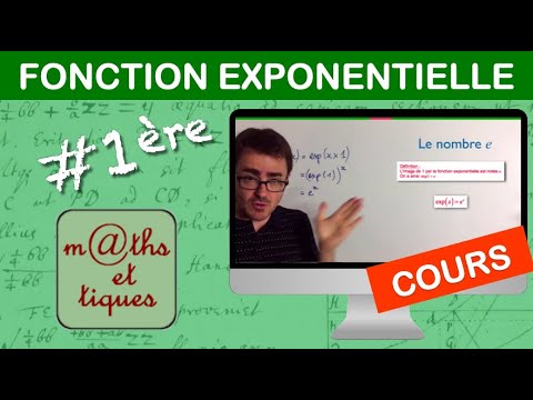 LE COURS : La fonction exponentielle - Première
