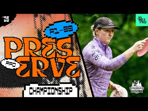 2025 Preserve Championship | FPO R1B9 | Gannon, Saarinen, Klein, Scoggins | Jomez Disc Golf