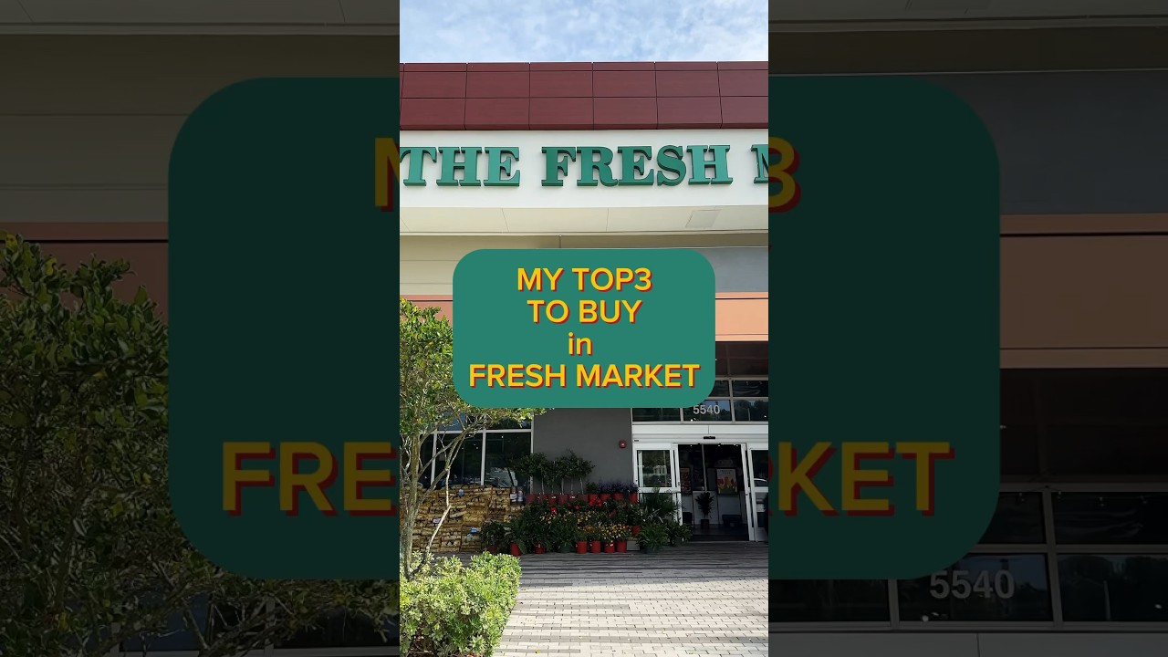 These are my TOP 3 to buy from Fresh Market, what is yours? #grocery  #groceryshopping #top3 #food