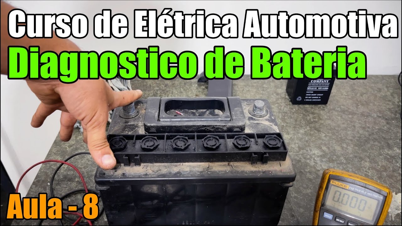 Diagnostico de Bateria e Carga  - Curso de Elétrica Automotiva - Aula 8