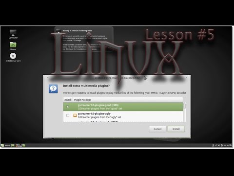 Linux Mint 18 Lesson #5 Cannot Play MP3 and Videos FIX