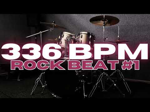 336 BPM - Rock Drum Beat - Loop 1