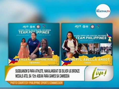 GMA Regional TV Live: Sugbuanong Para-Athlete Medalists, Bida!