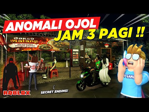 MISTERI OJOL PENGANTAR BAKSO MALANG JAM 3 PAGI SECRET ENDING BARU !! ANOMALI VIRAL - Roblox