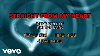 Richard Marx - Straight From My Heart (Karaoke)