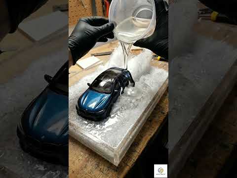 BMW M8 in Solid Resin! 🥶🏎️❄️