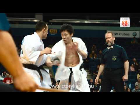 Gábor Rózsa vs. Shojiro Fujiwara - Karate World Cup Vilnius 2013