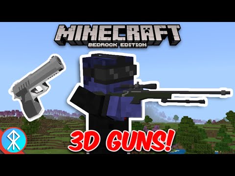 Spyderrock - Minecraft ACTUAL GUNS 3D Addon (Bedrock/MCPE/Xbox)